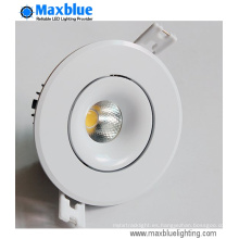 12W alta CRI 90+ CREE COB LED abajo de la luz